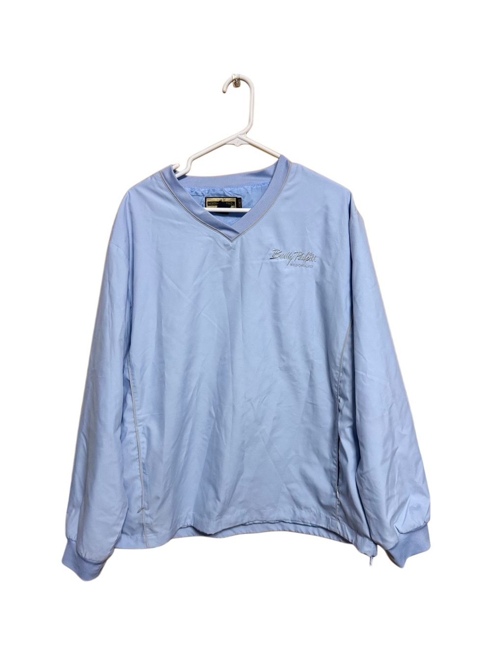 North End Billy Pulpit Golf Course Windbreaker Pullover XXL Light Blue Medora ND